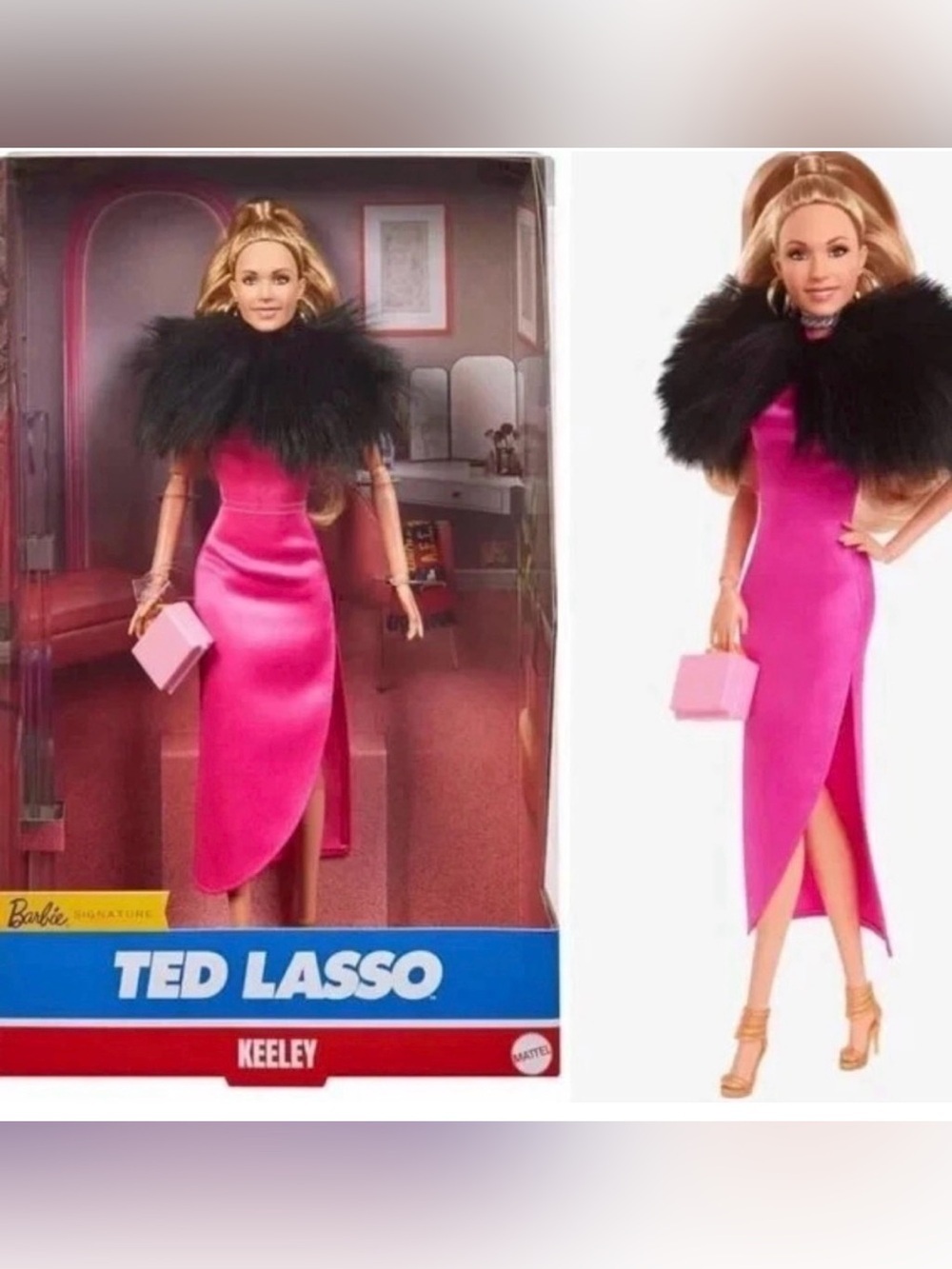 Mattel Ted Lasso Keeley Jones Barbie Signature Collector Doll NIB Sealed